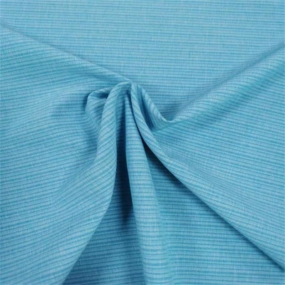 Material tejido 170gsm apretado del poliéster de la tela el 148CM de Spandex del poliéster de la raya