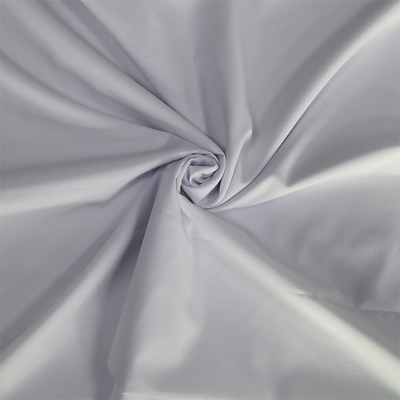 Tela blanca de Spandex del poliéster de la sublimación 145gsm, poliéster de la tela tejida del 150cm