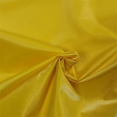 230gsm paño grueso y suave al aire libre respirable amarillo de la tela 75d Softshell