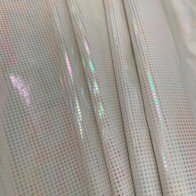 Tela de tafetán de poliéster de 71 g/m², lámina de plata caliente colorida 320t 50dx50d