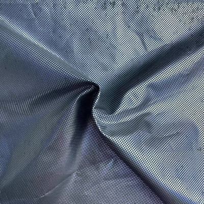 100% Poliéster 50D*50D 290T Poli Taffeta con plata