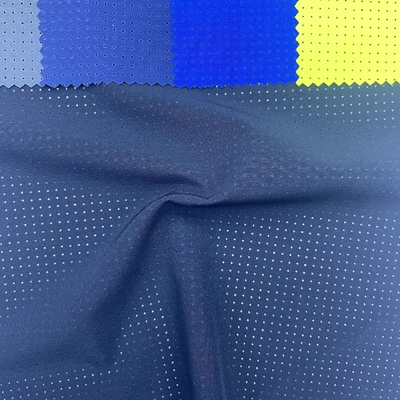 Fabricación de huecos de spandex de 4 vías de 92% de poliéster y 8% de spandex 110-115GSM