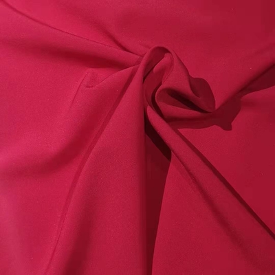 tela de satén de Spandex del poliéster de 145gsm 100d 92 PoliéSter 8 Elastano 120gsm