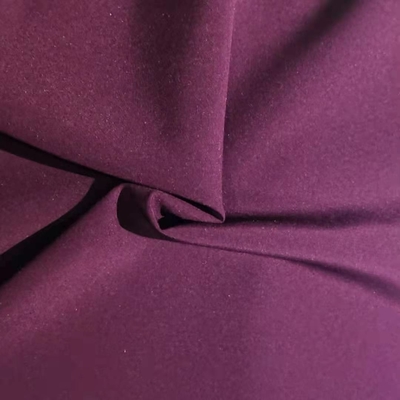 tela de satén de Spandex del poliéster de 145gsm 100d 92 PoliéSter 8 Elastano 120gsm