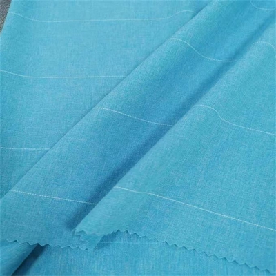 punto polivinílico tejido ropa de Spandex de la raya del tejido de poliester 170gsm
