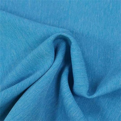 punto polivinílico catiónico de la tela cruzada el 148cm Spandex de la raspa de arenque del poliéster 170gsm