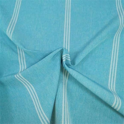 cepillo polivinílico Spandex del poliéster 170gsm de la raya catiónica de la armadura llana