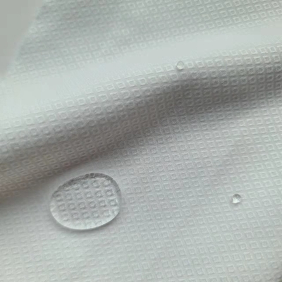 tela el 150cm Diamond Dobby tejido catiónico de Spandex del poliéster 140-160gsm