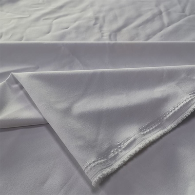 Tela blanca de Spandex del poliéster de la sublimación 145gsm, poliéster de la tela tejida del 150cm