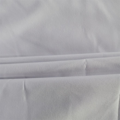 Tela blanca de Spandex del poliéster de la sublimación 145gsm, poliéster de la tela tejida del 150cm