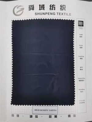 Tela del tafetán del poliéster 70gsm del 150CM que calandra la tela polivinílica del tafetán 300t