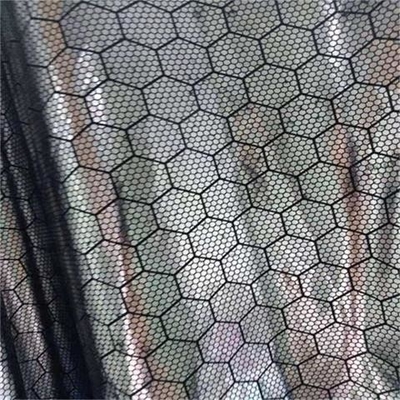 Hoja de plata caliente sólida de la tela 290t del tafetán del poliéster 65GSM