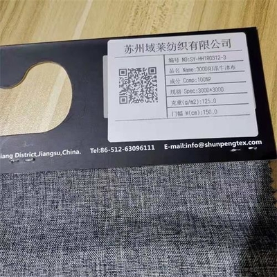 Prenda impermeable tejida catiónica de la PU de la tela de Oxford del poliéster 300d por la yarda