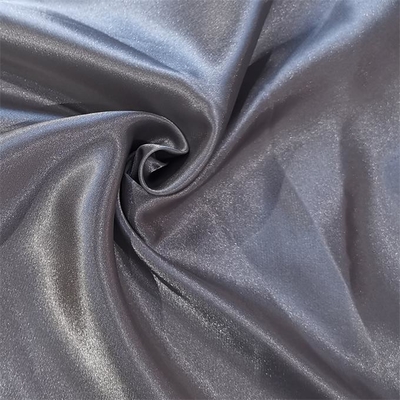gasa del poliéster del satén de la tela 75dx68d del traje de las mujeres 87gsm