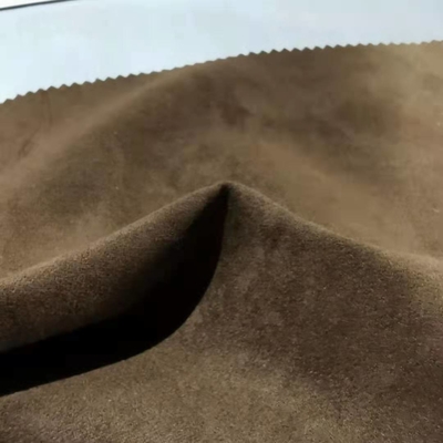 tela el 150CM del ante del poliéster de 200gsm 75d enlazado por la yarda