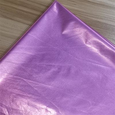 Poliéster brillante respirable de la PU Softshell 75dX75d de la pongis
