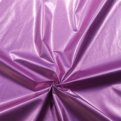 Poliéster brillante respirable de la PU Softshell 75dX75d de la pongis