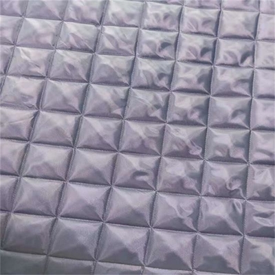 poliéster al aire libre respirable el 142cm Diamond Quilting de la tela 160gsm