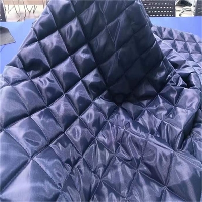 poliéster al aire libre respirable el 142cm Diamond Quilting de la tela 160gsm