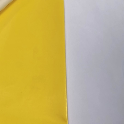 230gsm paño grueso y suave al aire libre respirable amarillo de la tela 75d Softshell