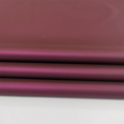 prenda impermeable suave Dull Metal Lamination lleno de Shell Fabric Woven 75dx75d del poliéster 174gsm