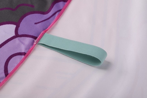 Fácil a Carry Printed Polyester Beach Towel 200gsm de secado rápido
