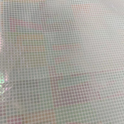 Tela de tafetán de poliéster de 71 g/m², lámina de plata caliente colorida 320t 50dx50d