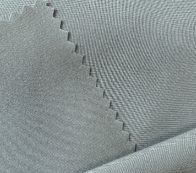 90% poliéster 10% spandex fibra de carbono de cuatro lados elástica