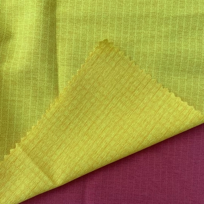 Tejido de poliéster 100% 75 gm de espandéx catiónico de 4 vías